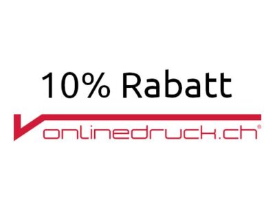 10% Rabatt auf Erstbestellung bei onlinedruck.ch